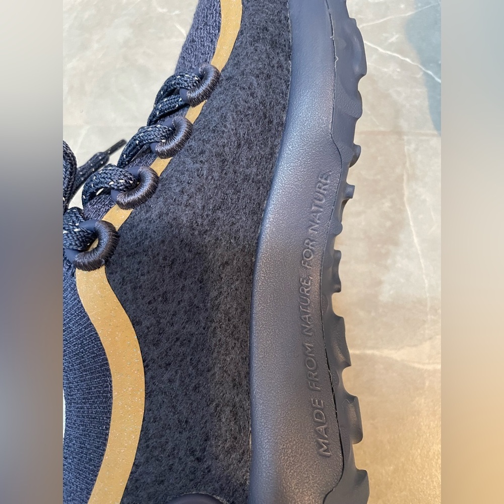 Allbirds Navy and Tan Trail Runner SWT Sneakers - Picture 7 of 9